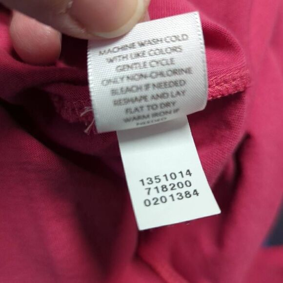 J. Jill pink button up cotton & modal shirt size XL Long Line Soft Long Sleeve - Picture 10 of 12